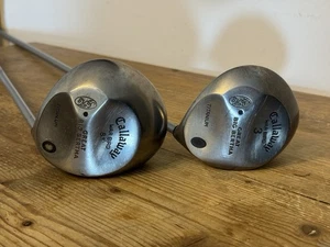 Callaway Great Big Bertha War Bird 8° Driver & 3 Wood Set / Graphite / New Grips - Picture 1 of 21