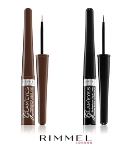 Rimmel Glam'Eyes Professional Liquid Eyeliner UltraFine Tip 3.5ml *CHOOSE SHADE* - Picture 1 of 23