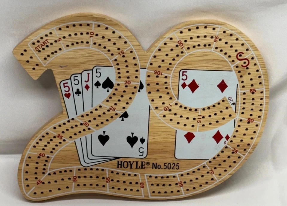 Cribbage Board Game for 2-3 Player in the Classic 29 shape **FREE SHIPPING** - Image 1 of 4