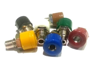 Einbau-Zwerg-Buchse  Ø 2,6 mm mit Lötanschluss für H0 Stecker 6 Stück - Picture 1 of 15