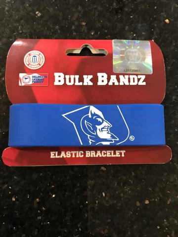 Duke Blue Devils extra wide wristband bracelet silicone ncaa Cover