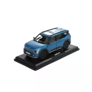 Voiture miniature originale KIA EV9 modèle de collection échelle 1:38 bleu KIA104230 - Photo 1/4