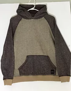 Urban Pipeline Hombre Granate Y Gris Algodón Pull Over Sudadera con Capucha - Imagen 1 de 7