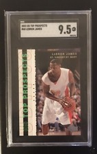 2003-04 UD Lebron James Upper Deck Top Prospects RC Rookie #P3 SGC 9.5