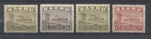 Nauru 1924 5d to 1/ mint o.g. hinged - Picture 1 of 1