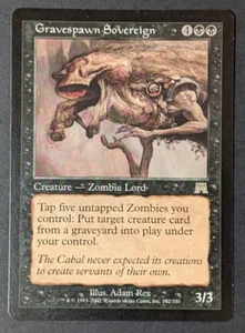 Magic The Gathering - 1x Gravespawn Sovereign - Onslaught - Casi nuevo - De colección - Raro - Magic - #152 - Imagen 1 de 8