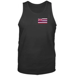 Camiseta sin mangas con gráfico HI escudo bandera estado de Hawaii - Imagen 1 de 8