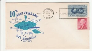 U.S. Navy 'Cover' 10th Anniversary U.S.S. Nautilus "1965" - Picture 1 of 1