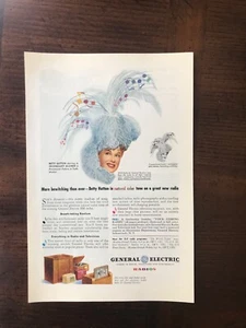 1945 vintage original ad Listen To Betty Hutton On A General Electric Radio - Picture 1 of 1