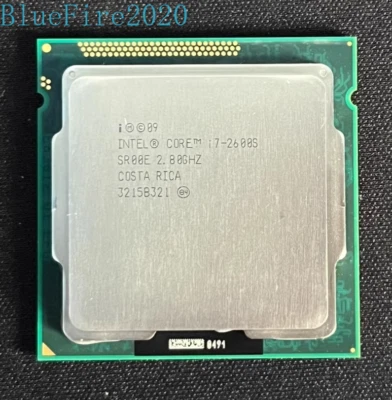 2nd Gen Intel Core i7-2600S LGA1155 CPU Processor 2.8 GHz Quad-Core SR00E 65W - Image 1 of 3