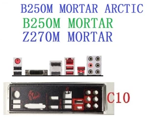 FOR MSI B250M Z270M MORTAR ARCTIC IO I/O SHIELD BACKPLANE - Afbeelding 1 van 1