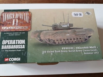 Corgi WWll Collection 1:50 Scale Tank CC60102 Churchill Mklv 5th Guard Tank Army - Image 1 of 4
