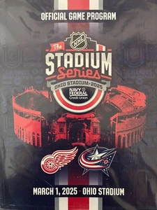 2025 NHL STADIUM SERIES PROGRAM DETROIT RED WINGS COLUMBUS BLUE JACKETS SEALED - Picture 1 of 1