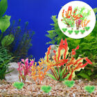  10 sztuk Krajobraz akwariowy Plastik Sztuczne rośliny akwariowe