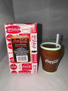 1995 Coca-Cola Statuetta Ceramica Miniatura Vetro - Foto 1 di 3