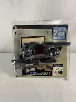 Universal Speaker Mounting Brackets For Wall & Ceiling Holds 10lbs Atlantic New - Image 1 of 4