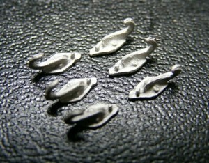 Don Mills Models 1/48 Scale Metal Bumper-Mounted Tow Hooks For Trucks - 6 Pieces, O Gauge, Made In USA