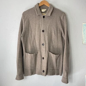 Chaqueta Camisa Octobre 100% Algodón Hecha en Portugal Hombre’s Gris Medio Beige - Imagen 1 de 5