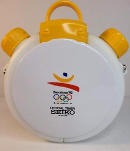 Barcelona '92 Olympics Seiko Official Timer Collectible Canteen - Made in Taiwan - Picture 1 of 7