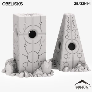 Obeliscos - Artefactos alienígenas - Mesa Grimdark Wargaming - Imagen 1 de 6