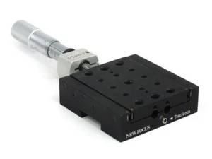 Newport 9064-X Linear Stage, Triple Divide, 1.1 in. Travel with Micrometer - Picture 1 of 4