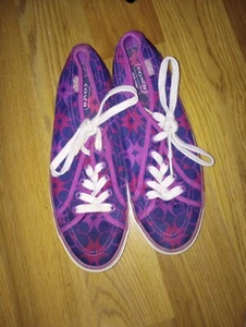 womens coach sneakers size 8 pink and navy - Picture 1 of 5