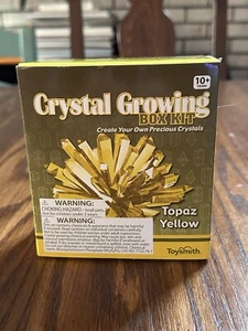 Toysmith Crystal Growing Box Kit Topas gelb Magic Grow Your Own Alter 10+ - Bild 1 von 2