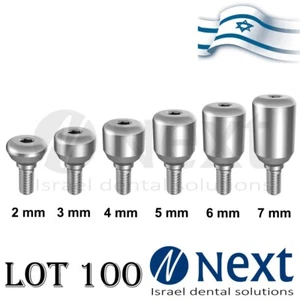 Menge x 100 Heilkappe Abutment Titan 2-7 mm - Bild 1 von 11