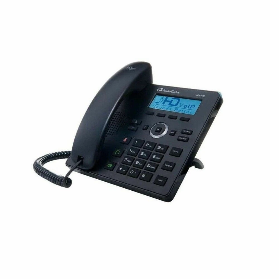 New  with accessories AudioCodes 420HD IP Phone  - GGWV00563 voIP Fast Ship - Image 1 of 4