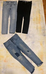 3 pair Girls' Super Stretch Jean Skinny  Pants - Cat & Jack - Picture 1 of 8