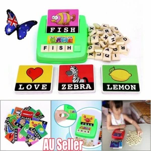 Literacy Scrabbler Early Education Puzzle Toys Gift TK - Picture 1 of 12