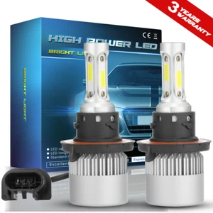 LED Headlight Bulbs Kit SKN H13 9008 for Dodge Ram 1500 2006-2012 High&Low Beam - Picture 1 of 12