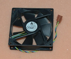Delta AUB0912VH 9cm 90mm HP P/N 372651-001 9225 DC 12V 0.60A 4-pin pwm fan - Picture 1 of 3