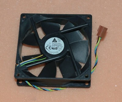 Delta AUB0912VH 9cm 90mm HP P/N 372651-001 9225 DC 12V 0.60A 4-pin pwm fan - Image 1 of 3
