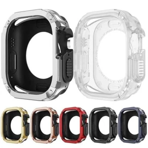 Armor Bumper Cover 2in1 PC + TPU Mod Frame Case for Apple Watch Ultra2 9 8 7 6 5 - Zdjęcie 1 z 31