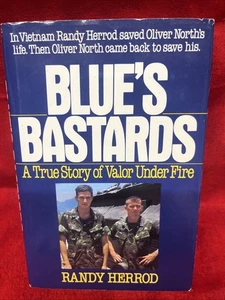BLUE'S BASTARDS by RANDY HERROD, HARDCOVER, 1989 1ST EDITION (b6) - Imagen 1 de 4