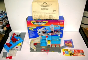 Micro Machines Service City Playset #6452 w/ Box, Instructions And Extras 1989 - Picture 1 of 9