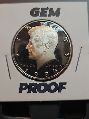 1988 S Proof Kennedy Half Dollar Coin - Image 1 of 2
