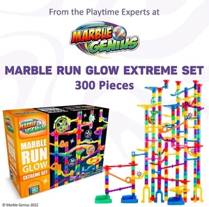 Marble Genius Marble Glow Run Race Track Set Glow in The Dark (300 pcs) - Picture 1 of 1