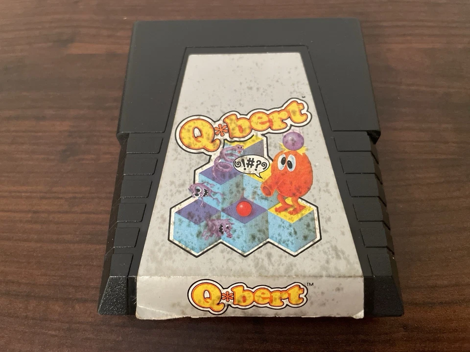 Q*Bert by Parker, Atari 2600, 1983 Authentic, Cartridge Only, Tested. - Image 1 of 4