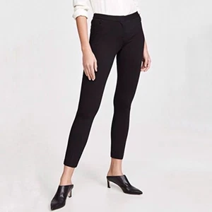 NUEVO KOBI HALPERIN Pantalones al Tobillo de tiro alto TALLA 12 Negro Slim Ponte Pantalón Nuevo sin Etiquetas - Imagen 1 de 12