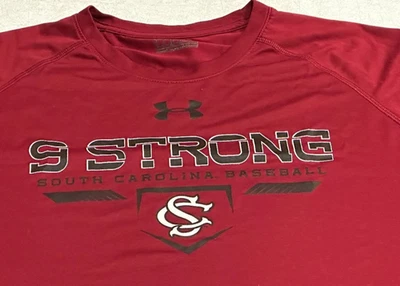 Camiseta Under Armour Equipo de Béisbol Carolina del Sur Edición "9 Fuerte" 2XL ¡BONITA! Foto 1 de 2