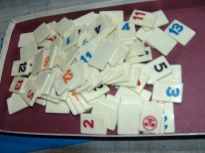 JUEGO COMPLETO Azulejos de Repuesto Rummikub ** 106 Azulejos Naranja Rojo Azul Negro C5 Foto 1 de 4