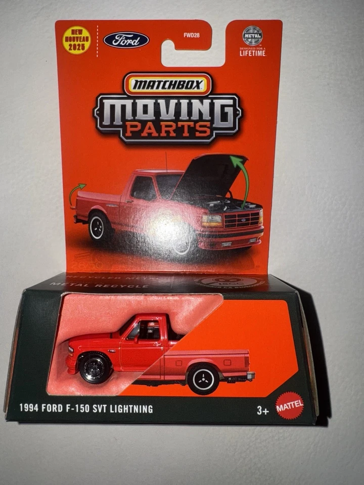 Ford F-150 SVT LIGHTNING 1994 2025 Matchbox piezas móviles Foto 1 de 1