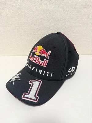 F1 Red Bull Racing Sebastian Vettel No.1 Infiniti Flexfit Cap Navy Rare used Exe - Image 1 of 4
