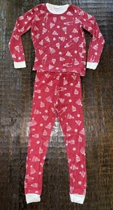 Burt’s Bees Kids Pajama Set Size XL Red - Picture 1 of 3