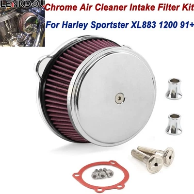 For Harley Sportster XL 883 XL 1200 Special Custom Air Cleaner Intake Filter Kit - Image 1 of 4