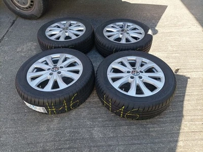 4 VW Caddy Touran Barahona Sommerräder 2K7601025A ET49 6,5x17 215/55R17 98H - Bild 1 von 4