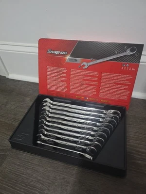 Snap On SOXRRM710 10pc Metric Reversible Ratcheting Wrench Set (10mm-19mm) - Image 1 of 4