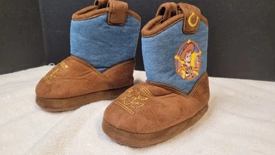 Toy Story Toddler Slippers Size 5-6 Woody Official Disney Cowboy Boot Dress-Up - Image 1 of 4